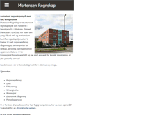 Tablet Screenshot of mortensenregnskap.no